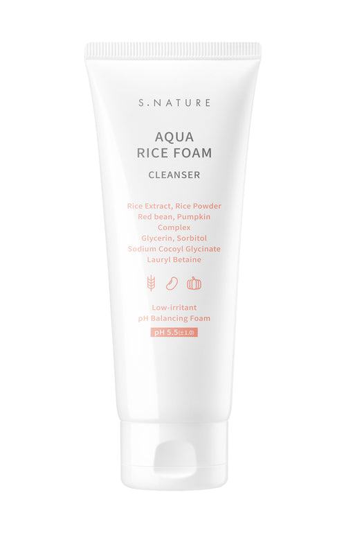Load image 1 in gallery view. AQUA RICE FOAM CLEANSER
