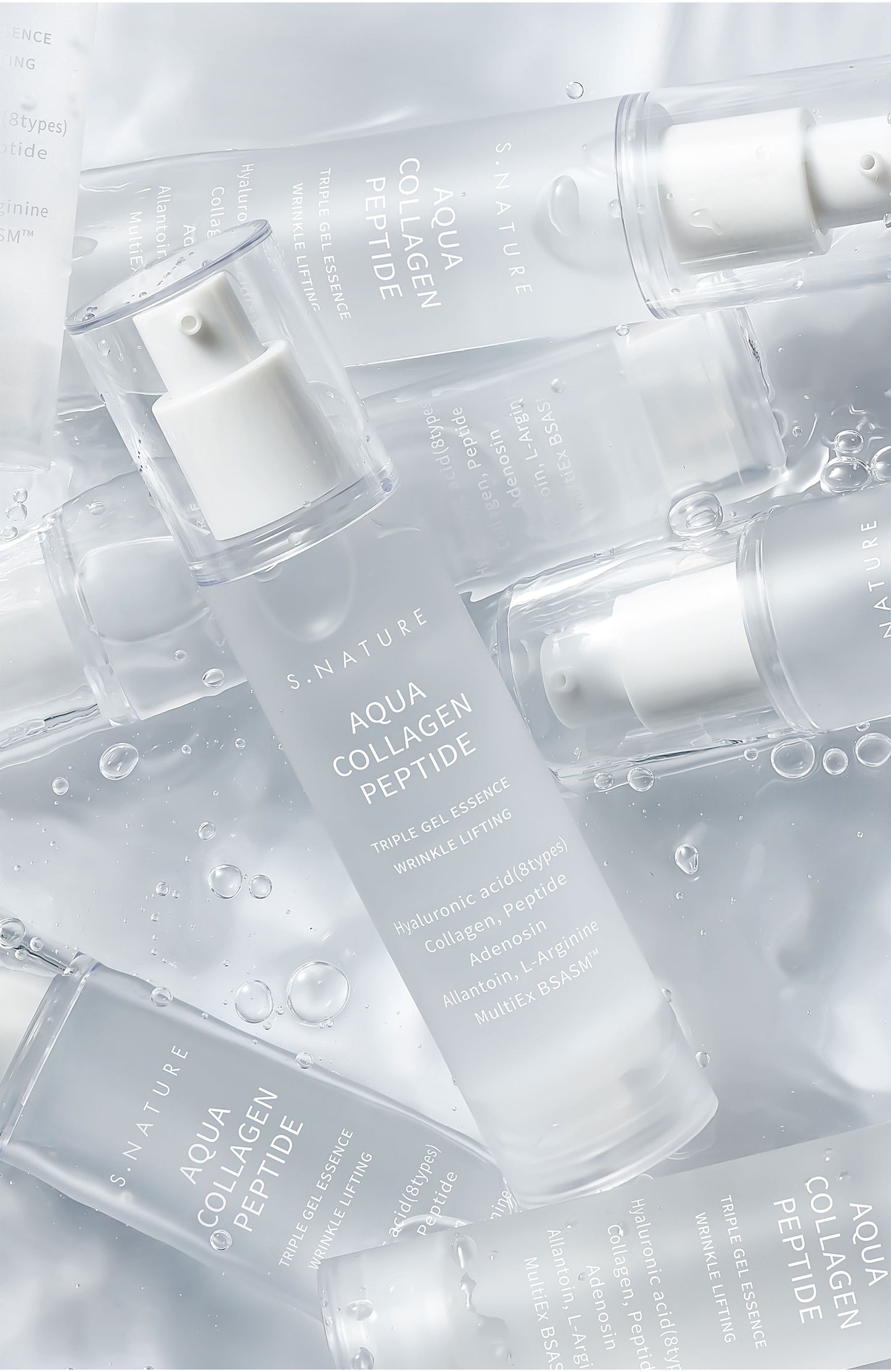 AQUA COLLAGEN PEPTIDE TRIPLE GEL ESSENCE 1.69 fl oz.