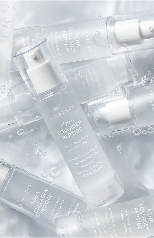 Load image 1 in gallery view. AQUA COLLAGEN PEPTIDE TRIPLE GEL ESSENCE 1.69 fl oz.