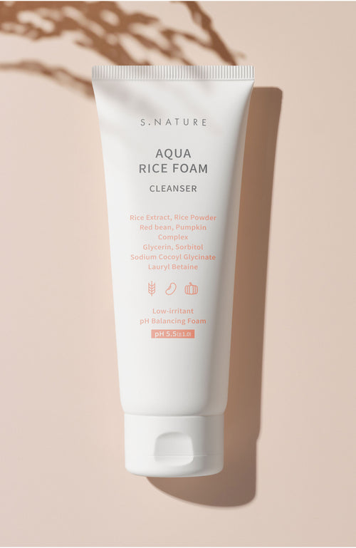 Load image 1 in gallery view. AQUA RICE FOAM CLEANSER