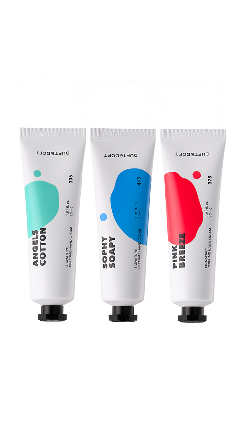 Load image 1 in gallery view. SIGNATURE PERFUME HAND CREAM TRIO (1.01 fl oz.*3ea)