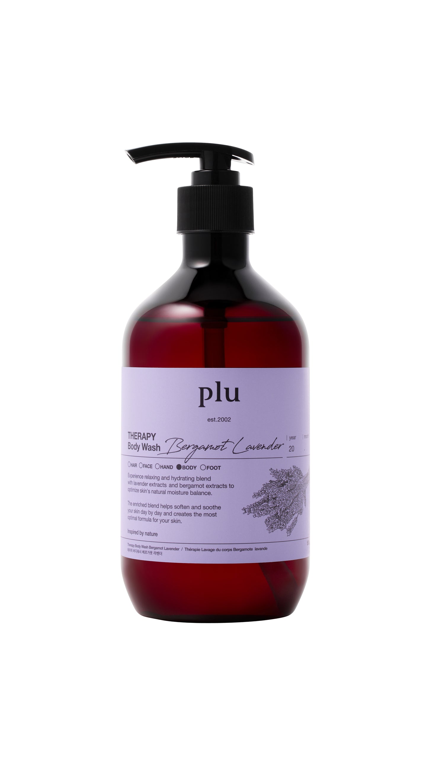 Therapy Body Wash Bergamot Lavender 17.6 oz.